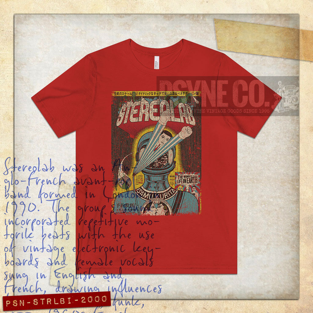 Stereolab Isamu Kurita 2000 Vintage Men's T-Shirt