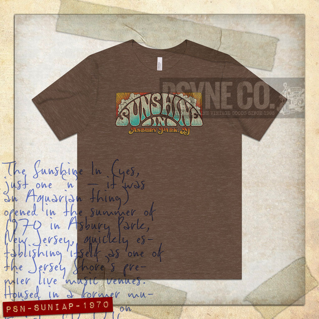 Sunshine In Asbury Park 1970 Vintage Men's T-Shirt
