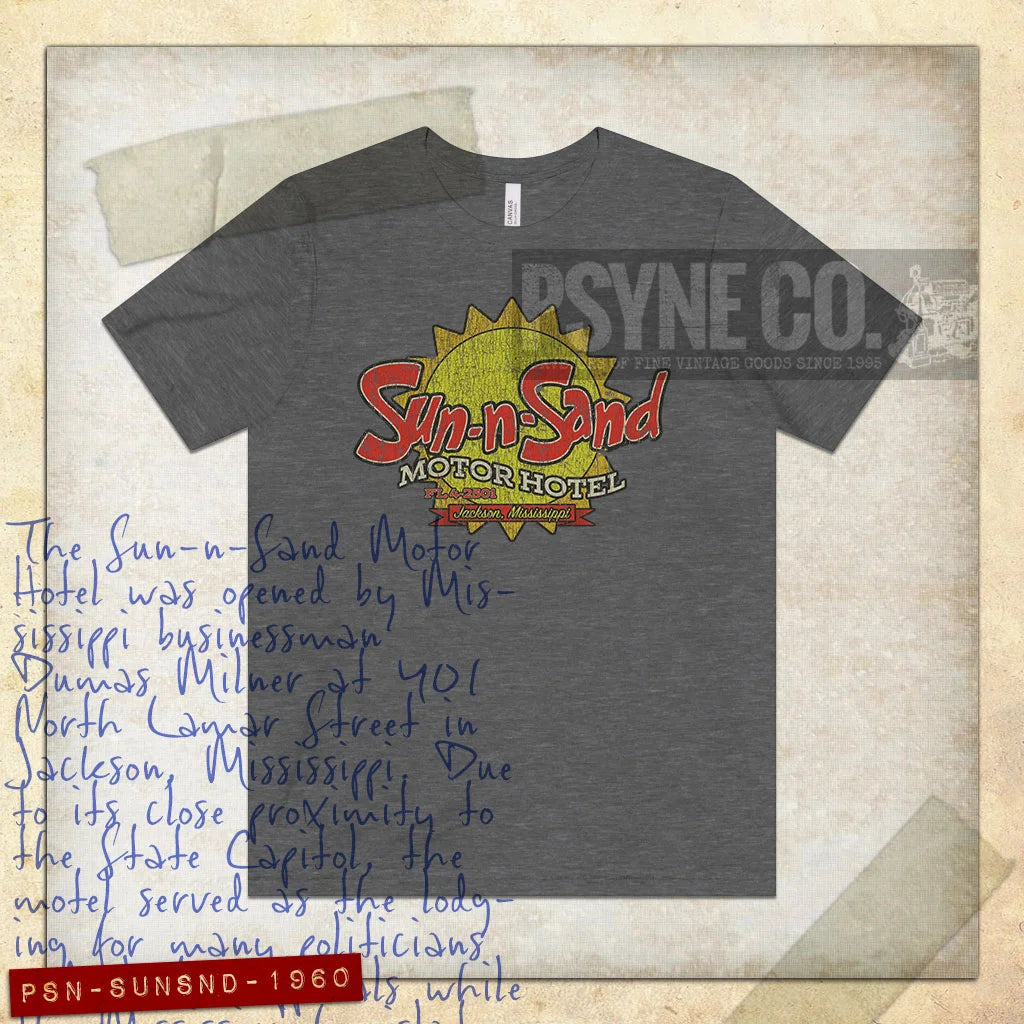 Sun-n-Sand Motor Hotel 1960 Vintage Men's T-Shirt