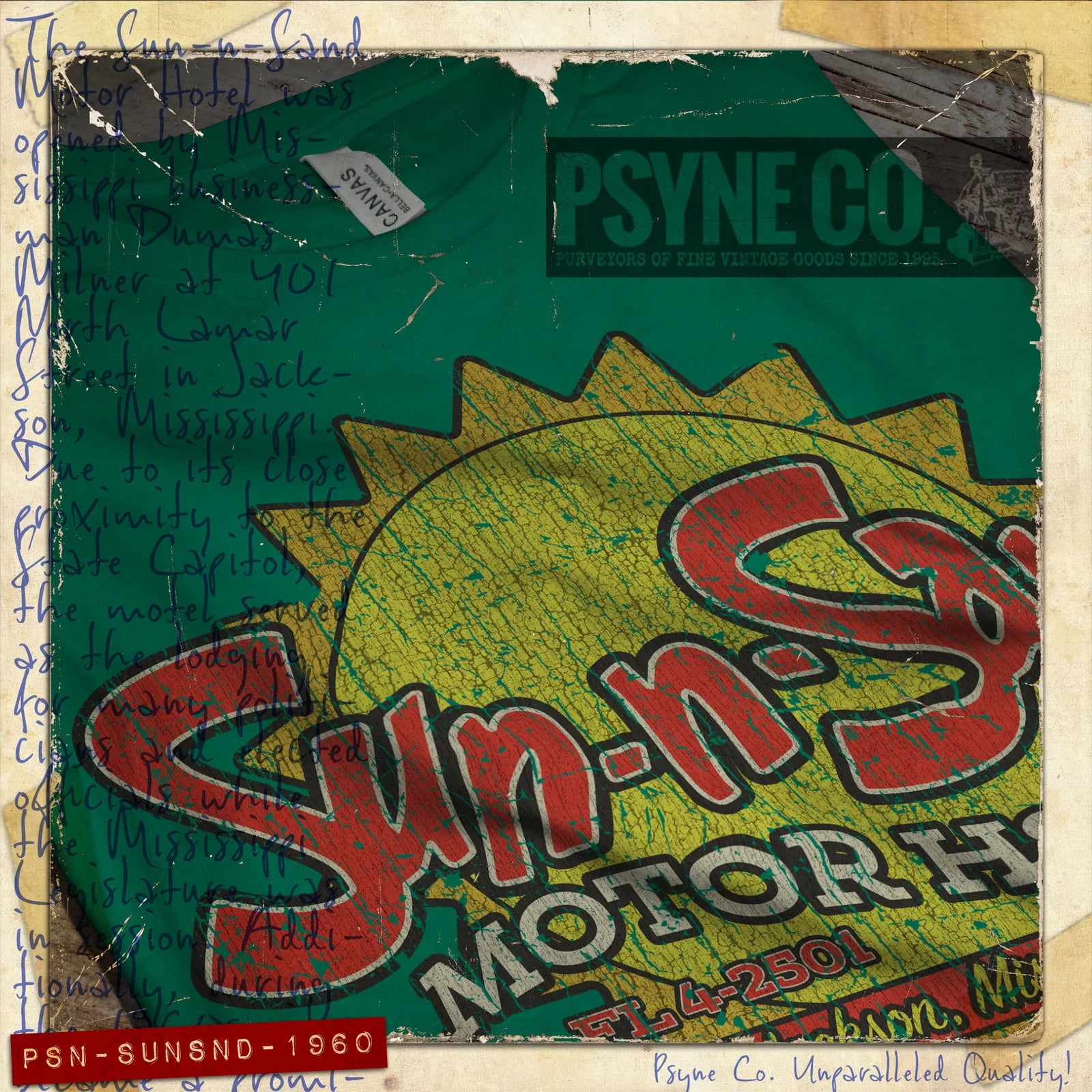 Sun-n-Sand Motor Hotel 1960 Vintage Men's T-Shirt
