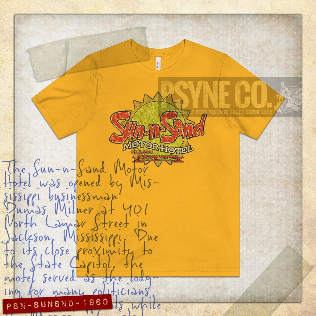 Sun-n-Sand Motor Hotel 1960 Vintage Men's T-Shirt
