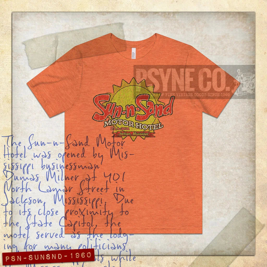Sun-n-Sand Motor Hotel 1960 Vintage Men's T-Shirt
