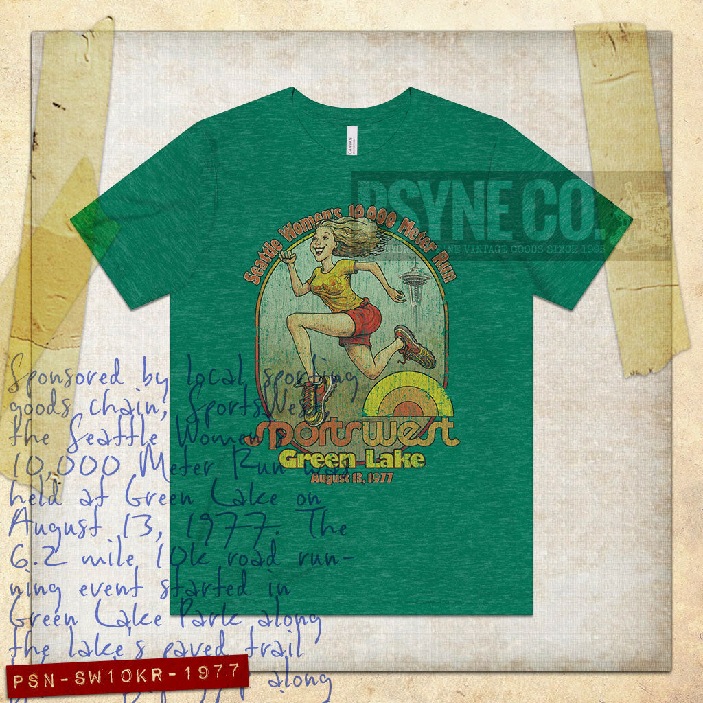 Seattle Women’s 10,000 Meter Run 1977 Vintage Men's T-Shirt