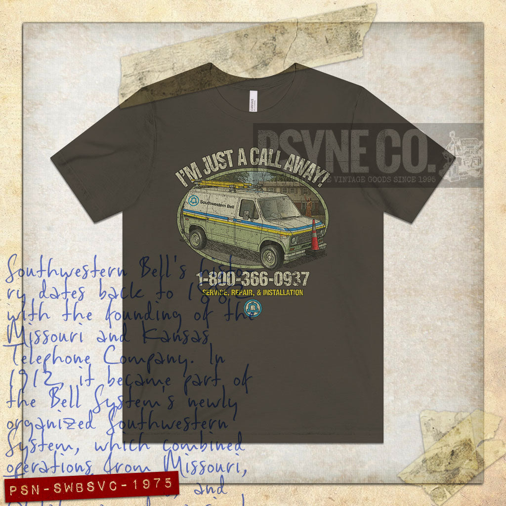 Southwestern Bell Service 1975 Vintage Men’s T-Shirt