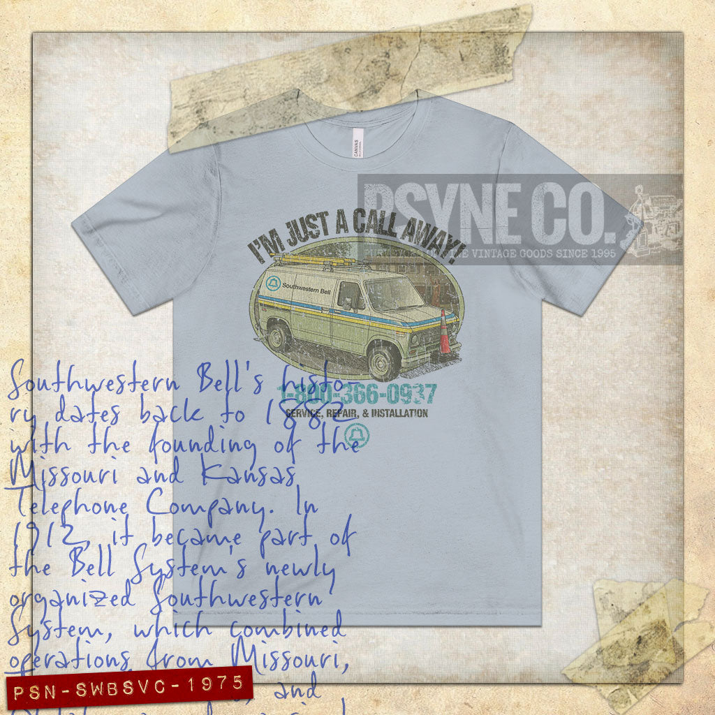 Southwestern Bell Service 1975 Vintage Men’s T-Shirt