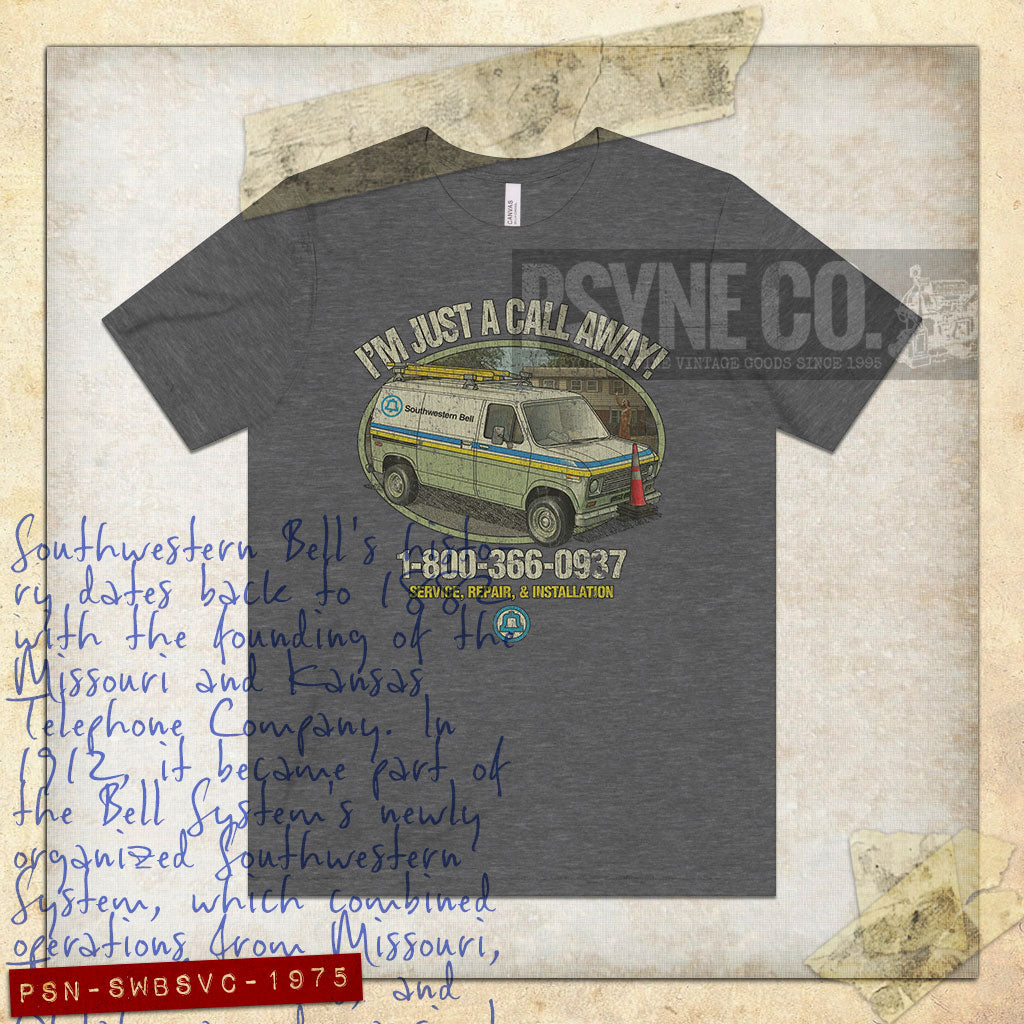 Southwestern Bell Service 1975 Vintage Men’s T-Shirt