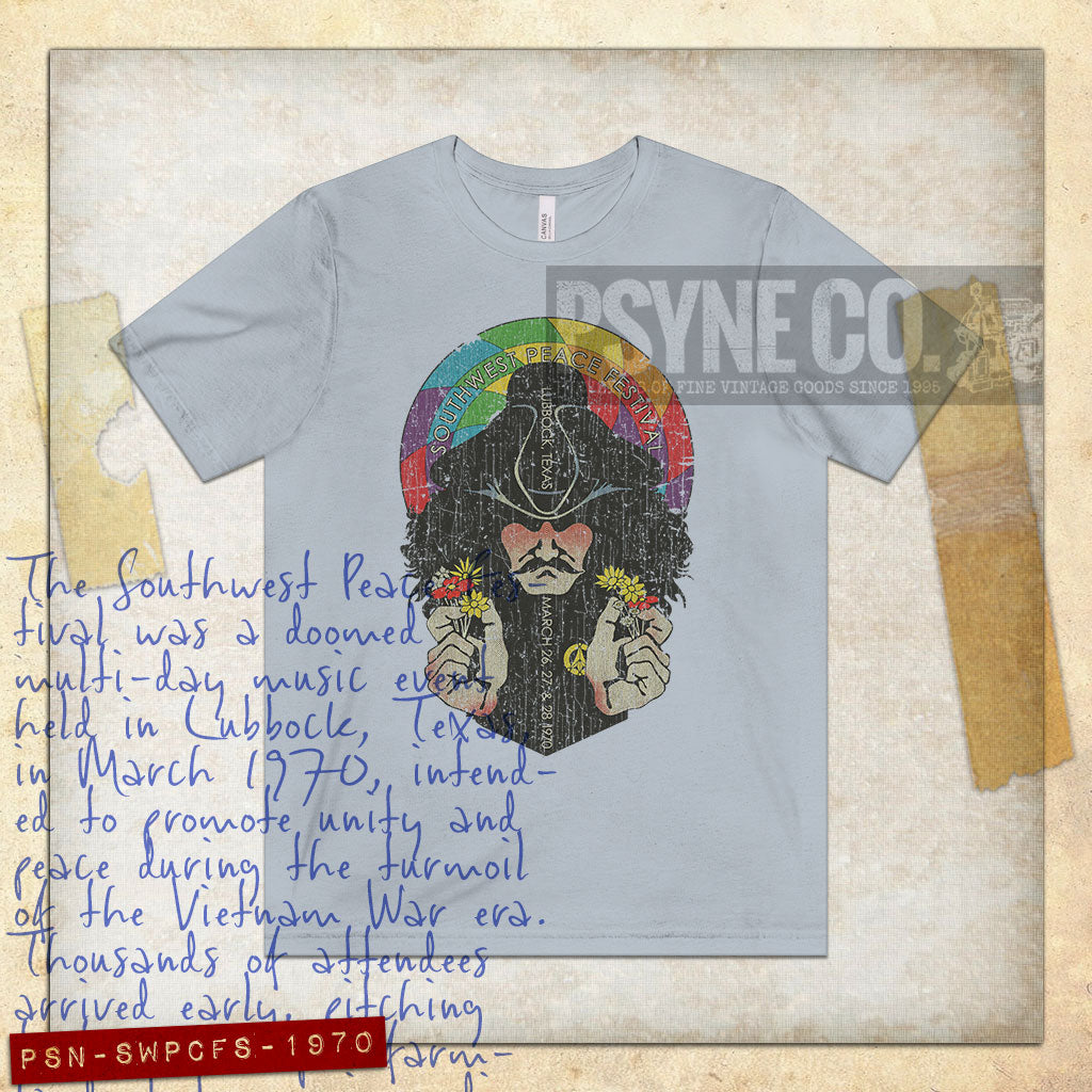 Southwest Peace Festival 1970 Vintage Men's T-Shirt