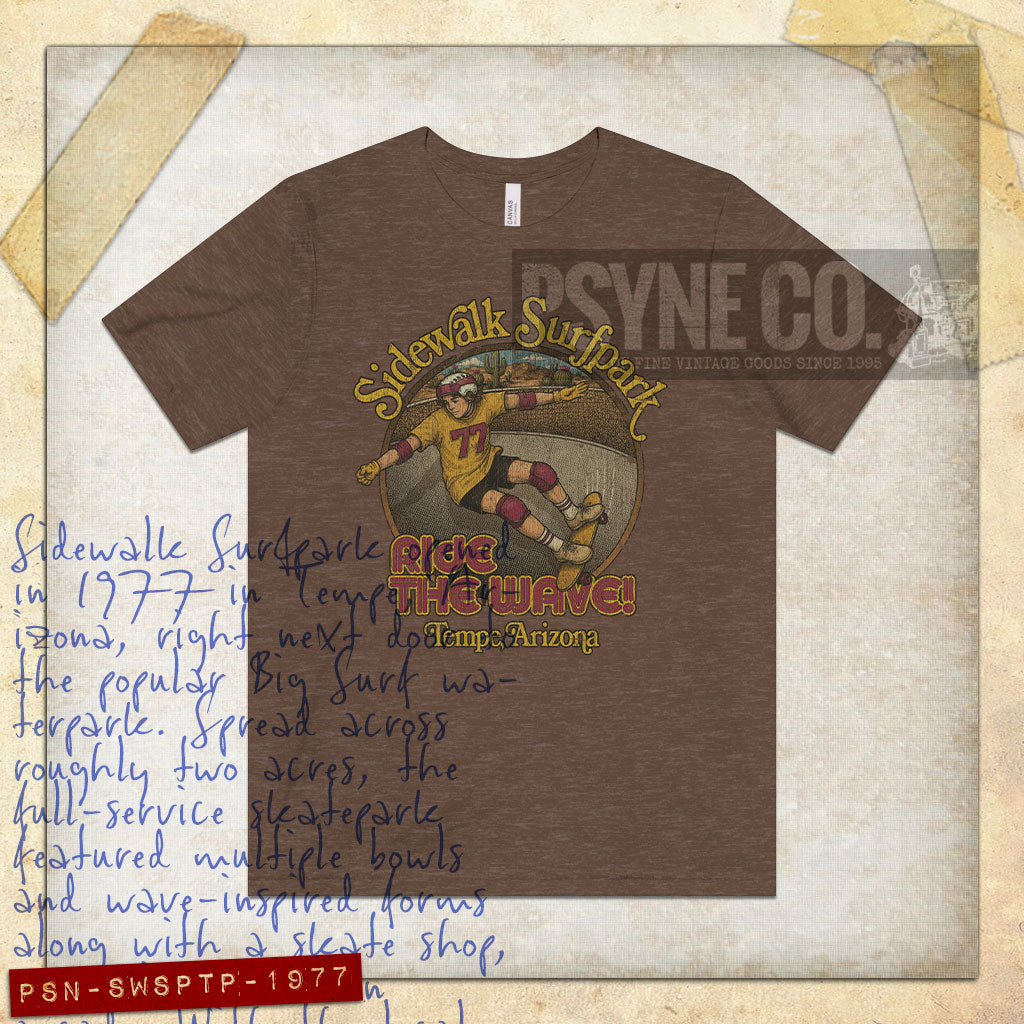 Sidewalk Surfpark 1977 Tempe Vintage Men's T-Shirt