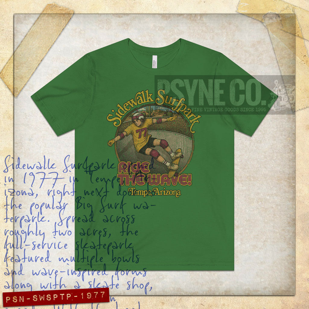 Sidewalk Surfpark 1977 Tempe Vintage Men's T-Shirt