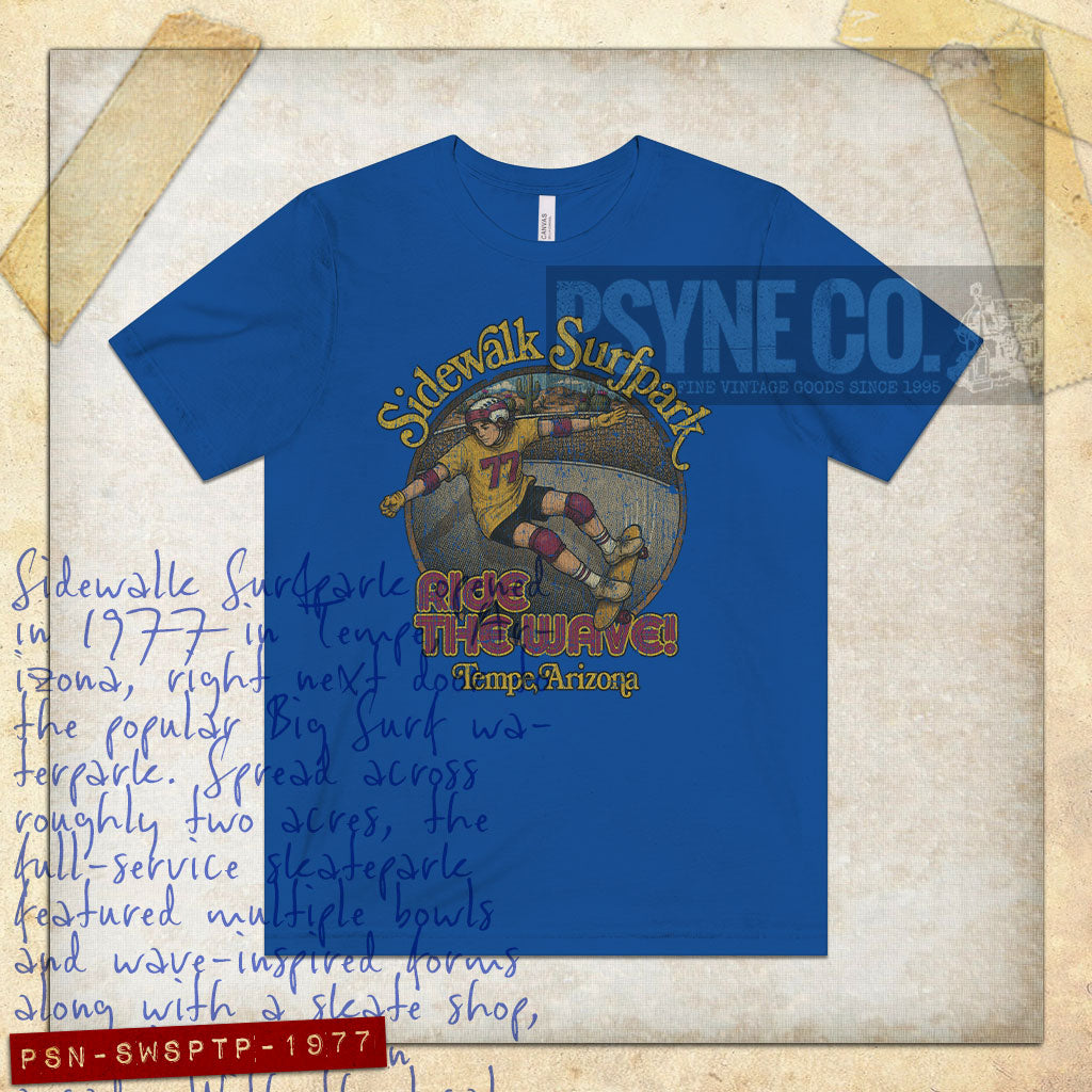 Sidewalk Surfpark 1977 Tempe Vintage Men's T-Shirt