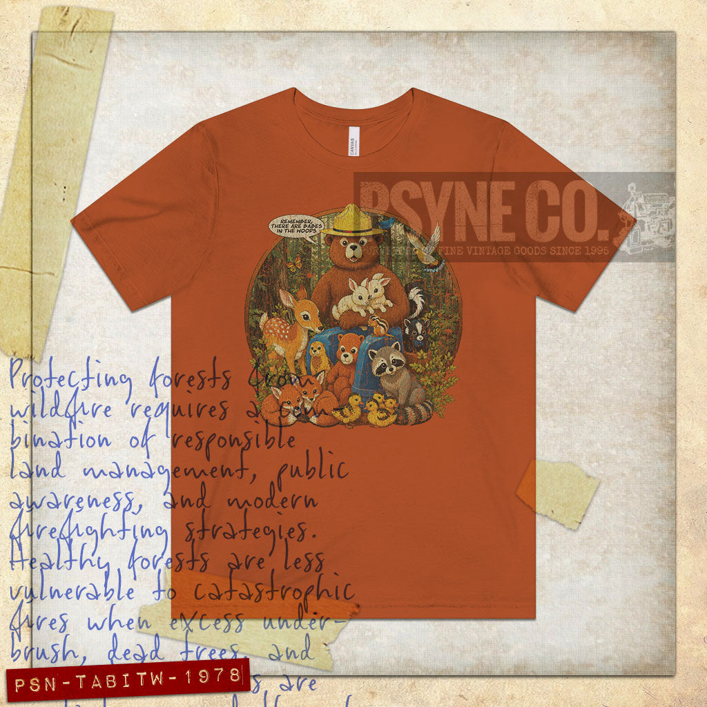 Remember There Are Babes in the Woods 1978 Vintage Men’s T-Shirt