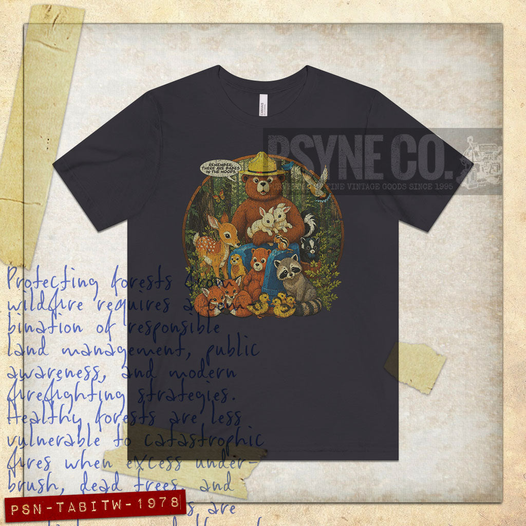 Remember There Are Babes in the Woods 1978 Vintage Men’s T-Shirt