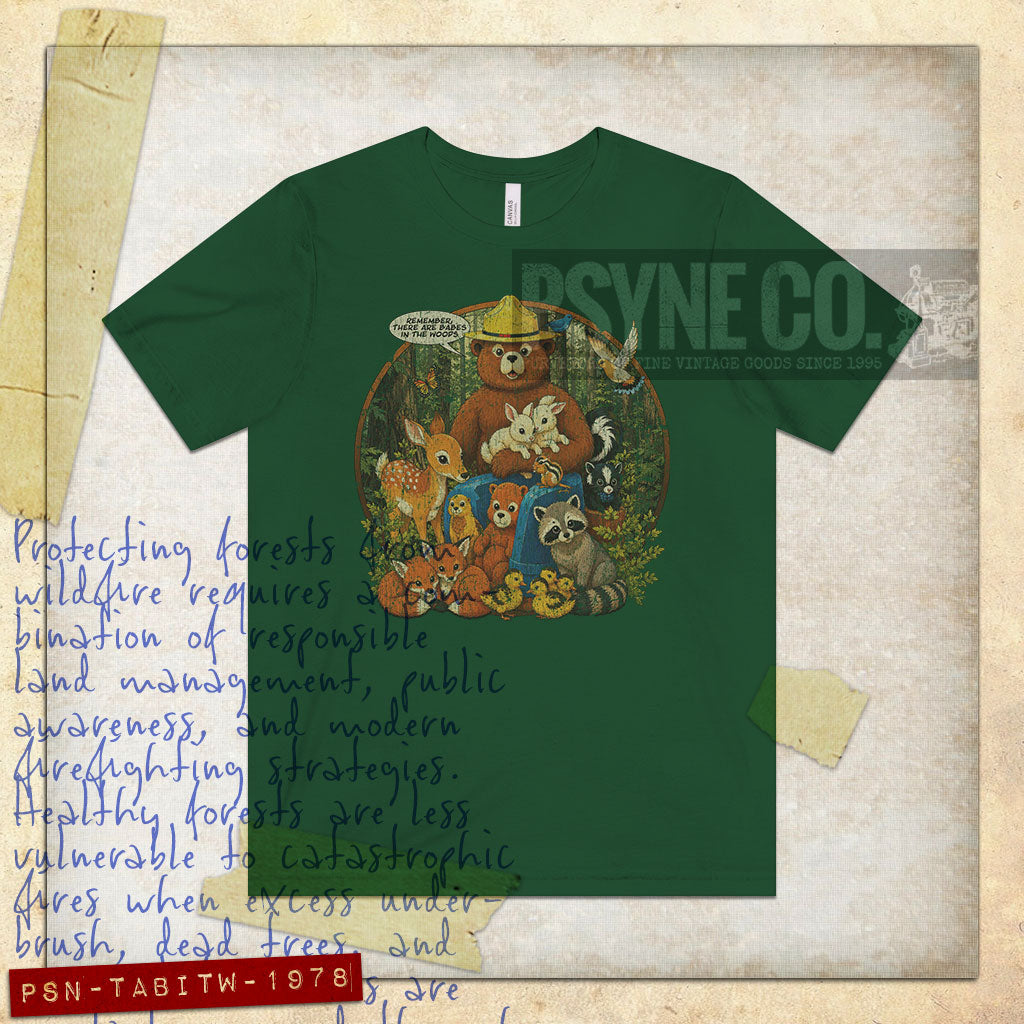 Remember There Are Babes in the Woods 1978 Vintage Men’s T-Shirt