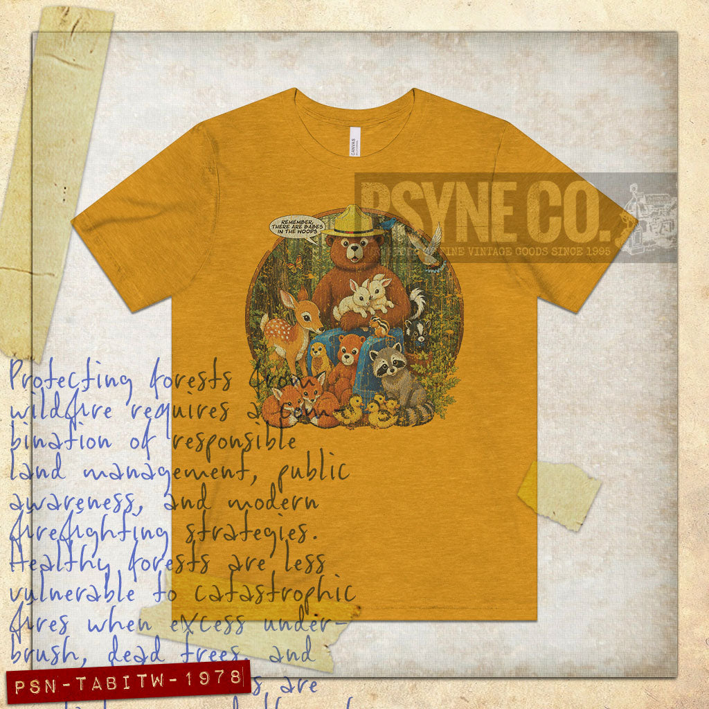 Remember There Are Babes in the Woods 1978 Vintage Men’s T-Shirt