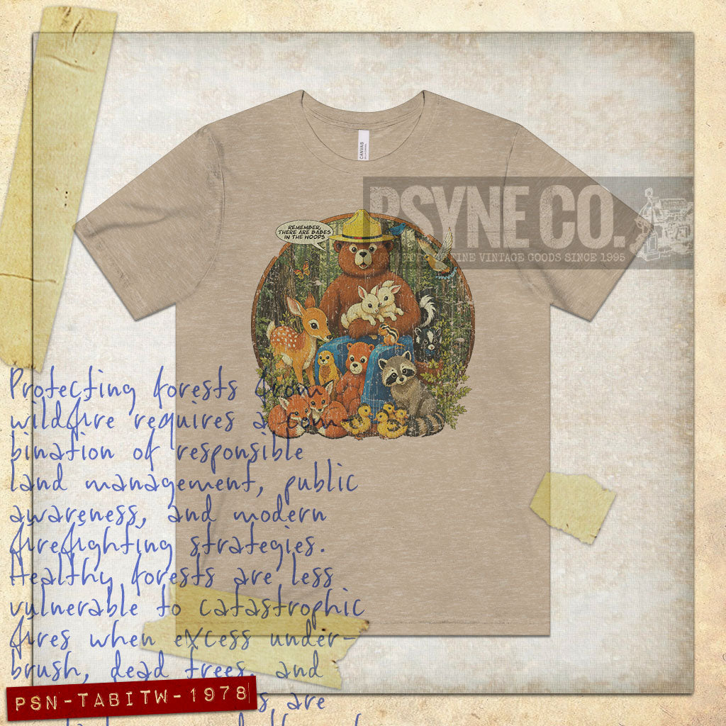 Remember There Are Babes in the Woods 1978 Vintage Men’s T-Shirt
