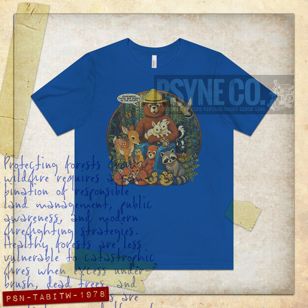 Remember There Are Babes in the Woods 1978 Vintage Men’s T-Shirt
