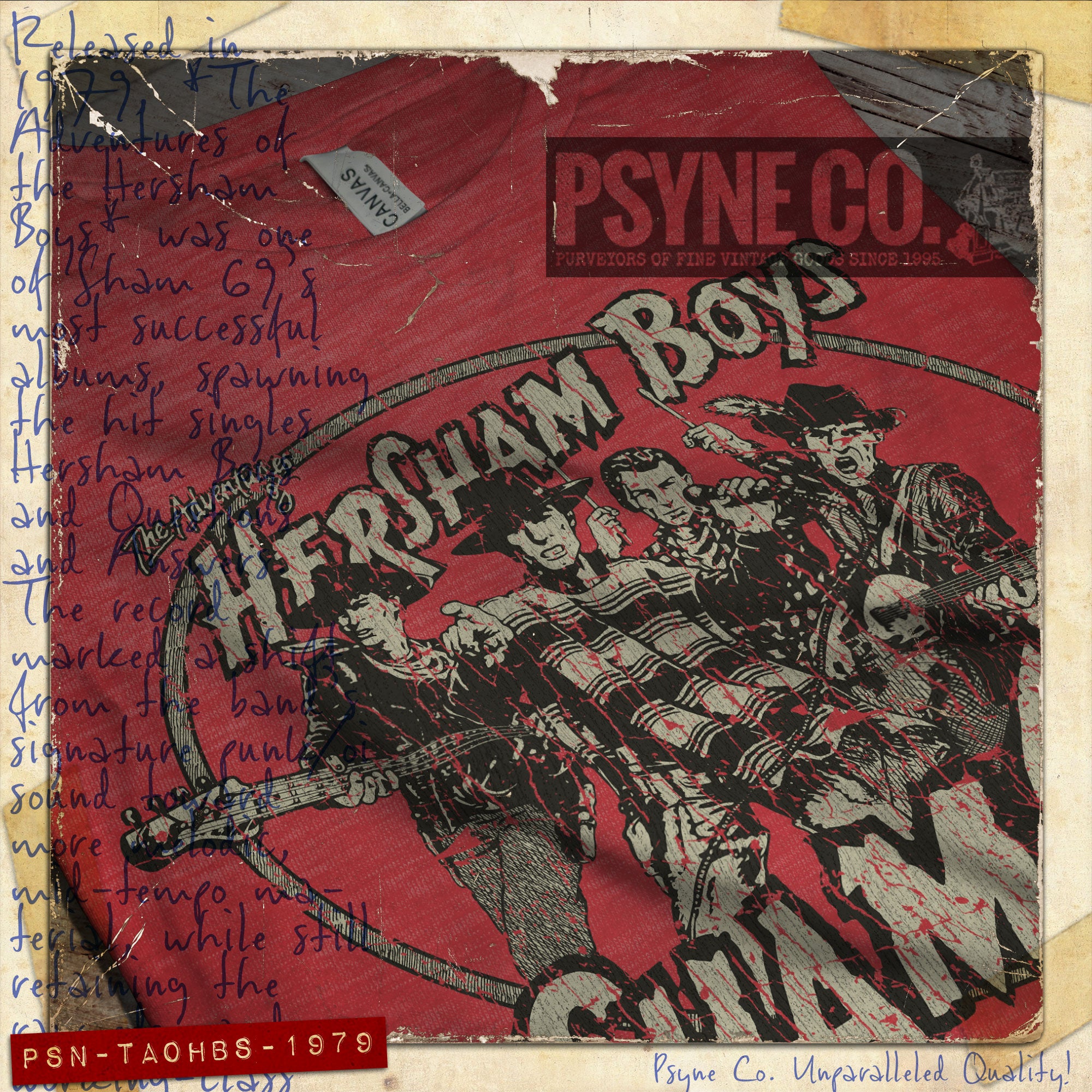 The Adventures of Hersham Boys 1979 Vintage Men's T-Shirt