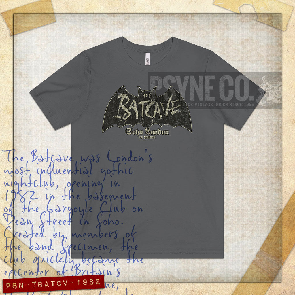 The Batcave Soho London 1982 Vintage Men’s T-Shirt