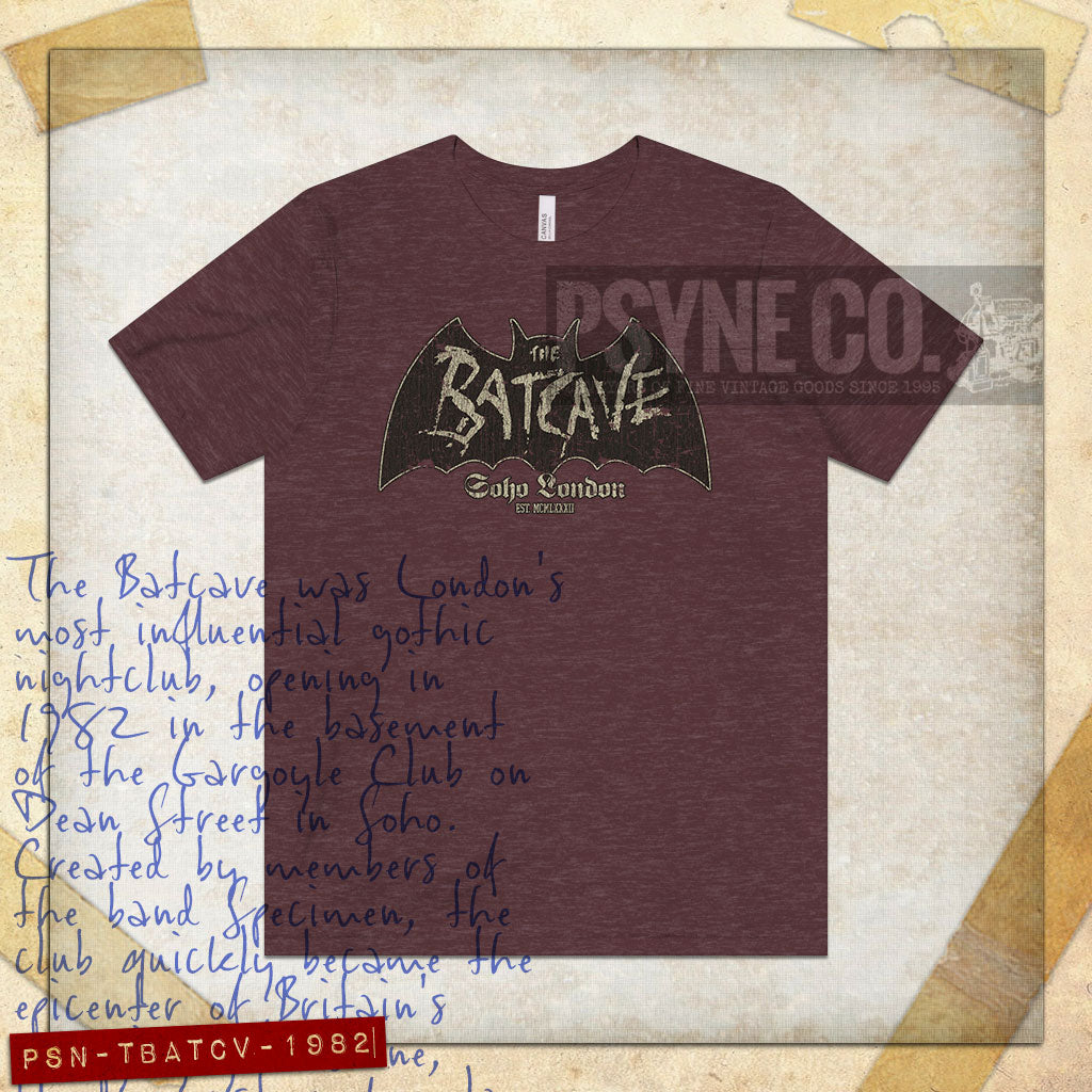 The Batcave Soho London 1982 Vintage Men’s T-Shirt