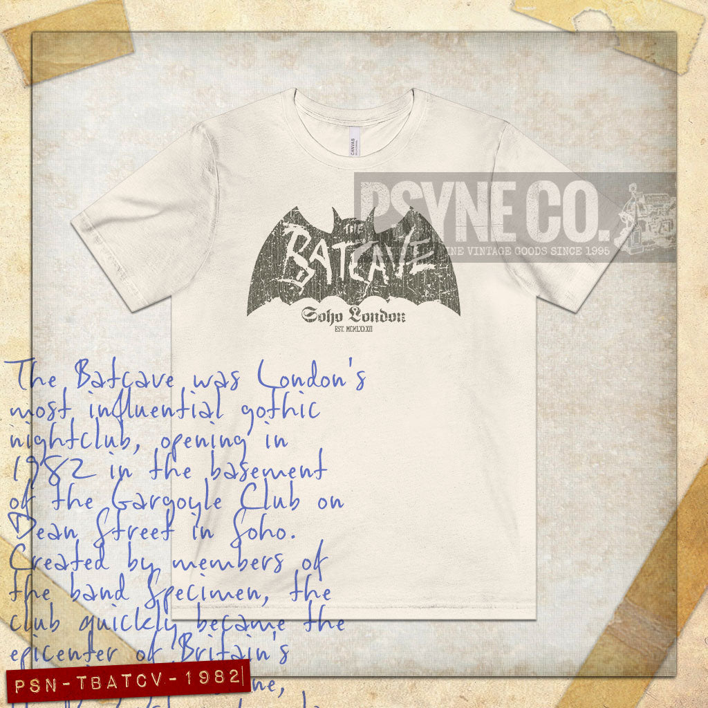 The Batcave Soho London 1982 Vintage Men’s T-Shirt