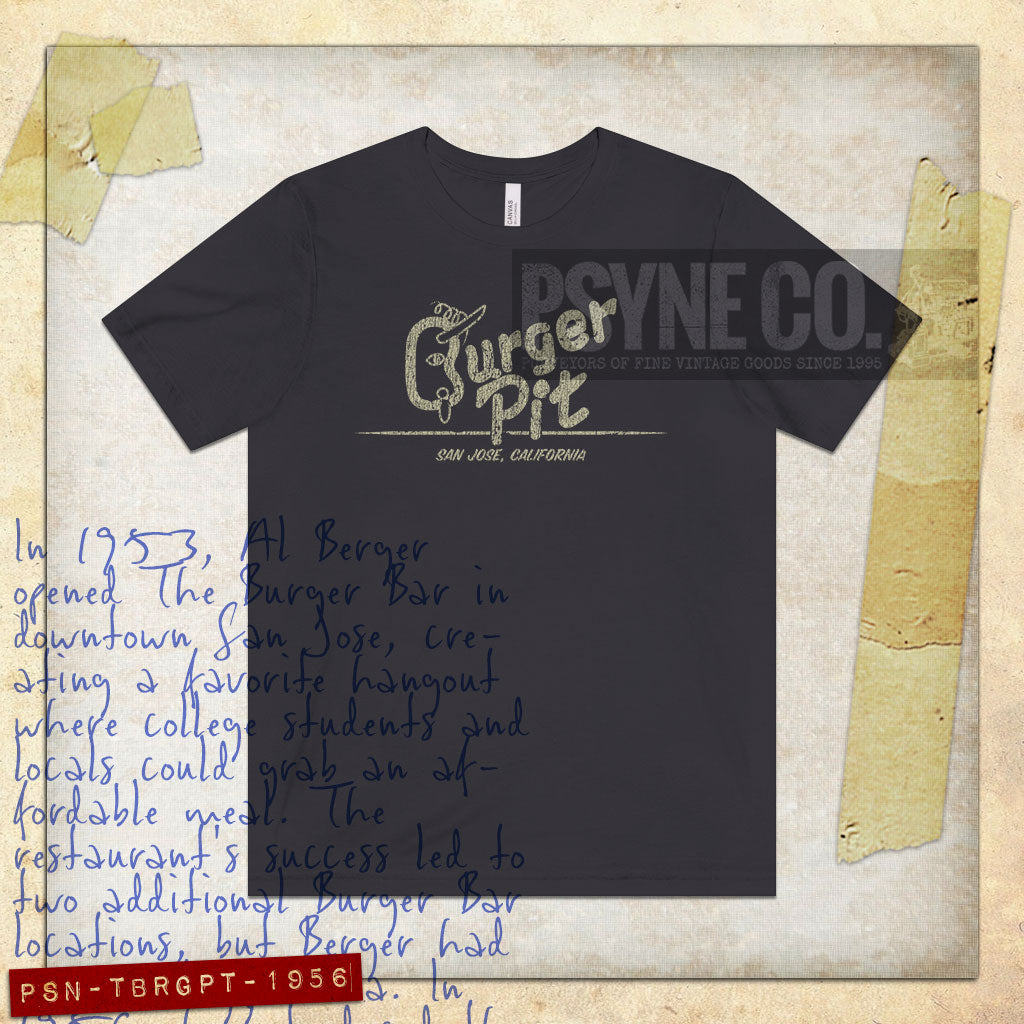 The Burger Pit 1956 Vintage Men's T-Shirt