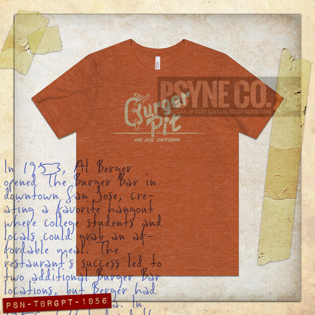 The Burger Pit 1956 Vintage Men's T-Shirt