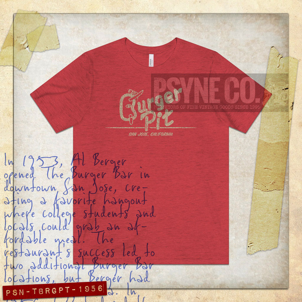 The Burger Pit 1956 Vintage Men's T-Shirt