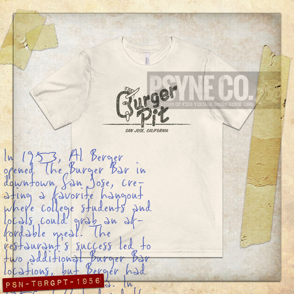 The Burger Pit 1956 Vintage Men's T-Shirt