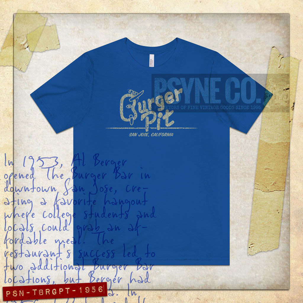 The Burger Pit 1956 Vintage Men's T-Shirt