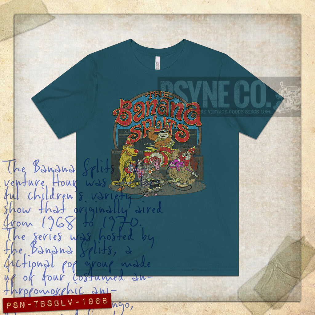 The Banana Splits Band Live 1968 Vintage Men's T-Shirt