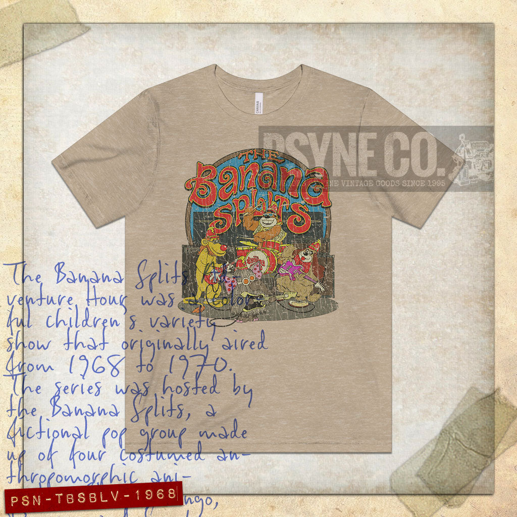 The Banana Splits Band Live 1968 Vintage Men's T-Shirt