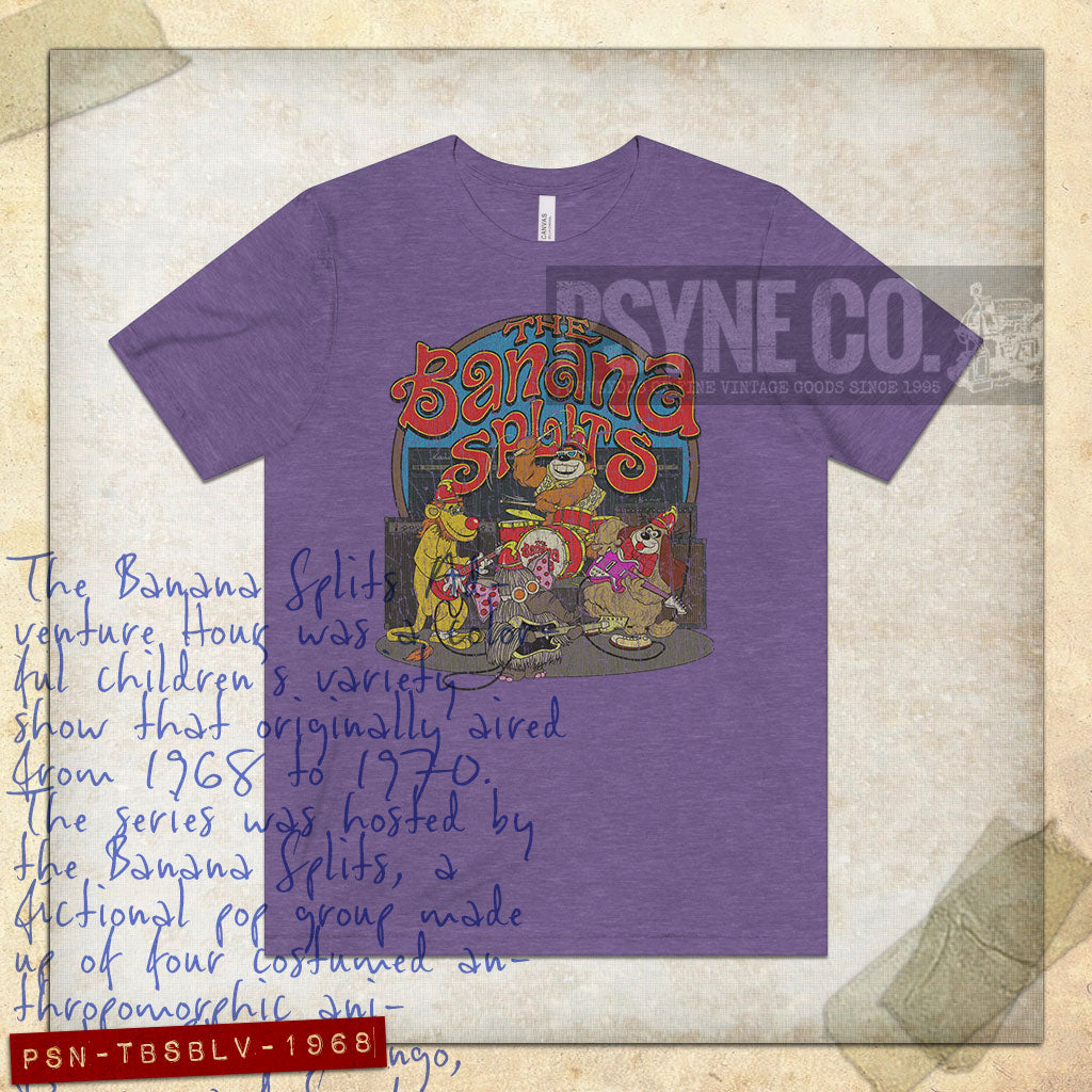 The Banana Splits Band Live 1968 Vintage Men's T-Shirt