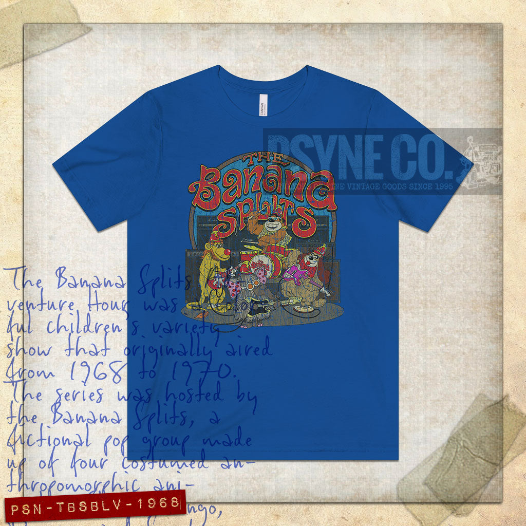 The Banana Splits Band Live 1968 Vintage Men's T-Shirt