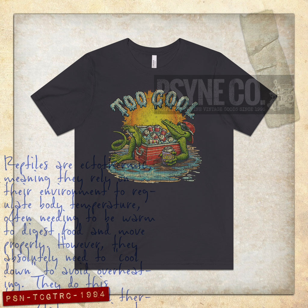 Too Cool Gator Straight Chillin 1994 Vintage Men's T-Shirt