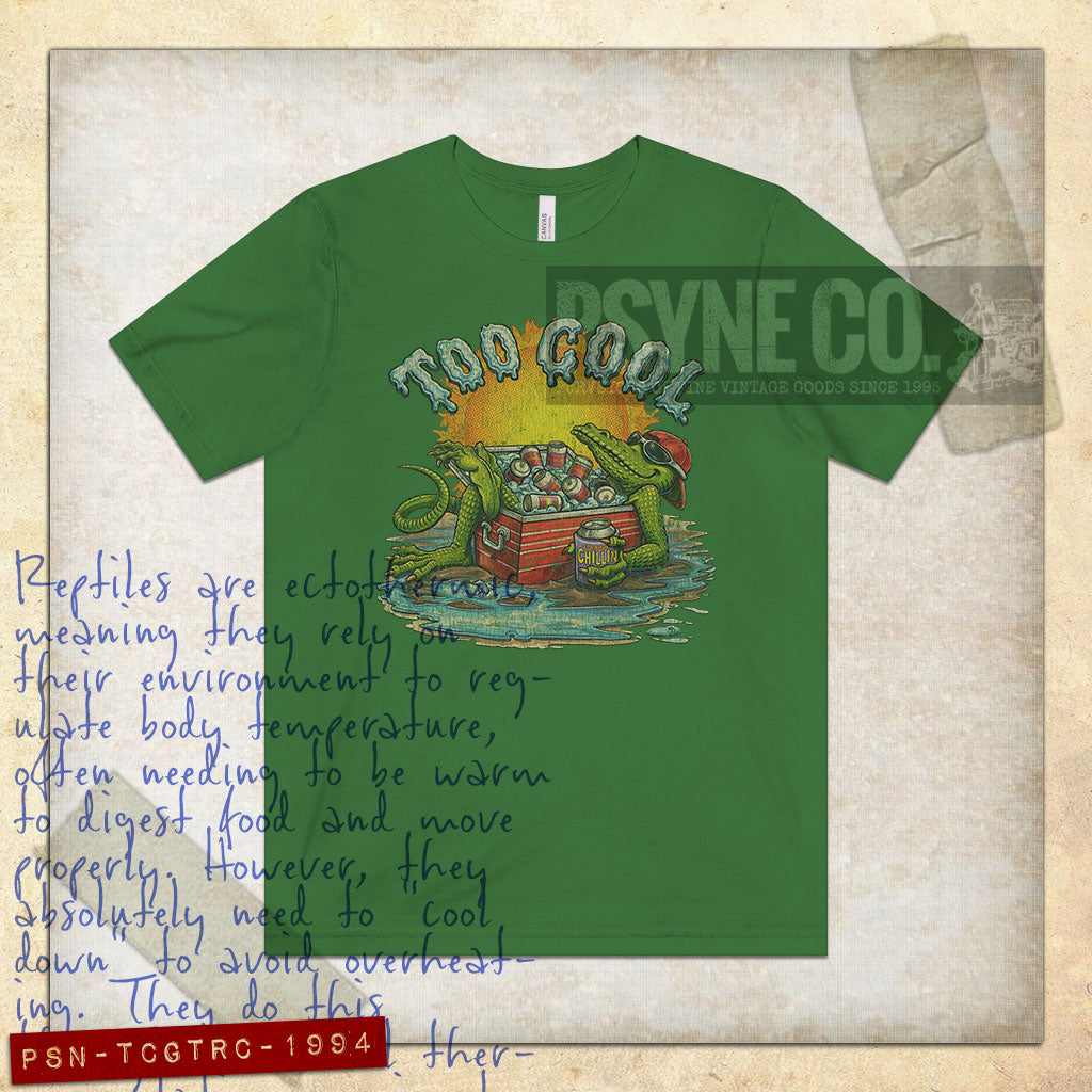 Too Cool Gator Straight Chillin 1994 Vintage Men's T-Shirt