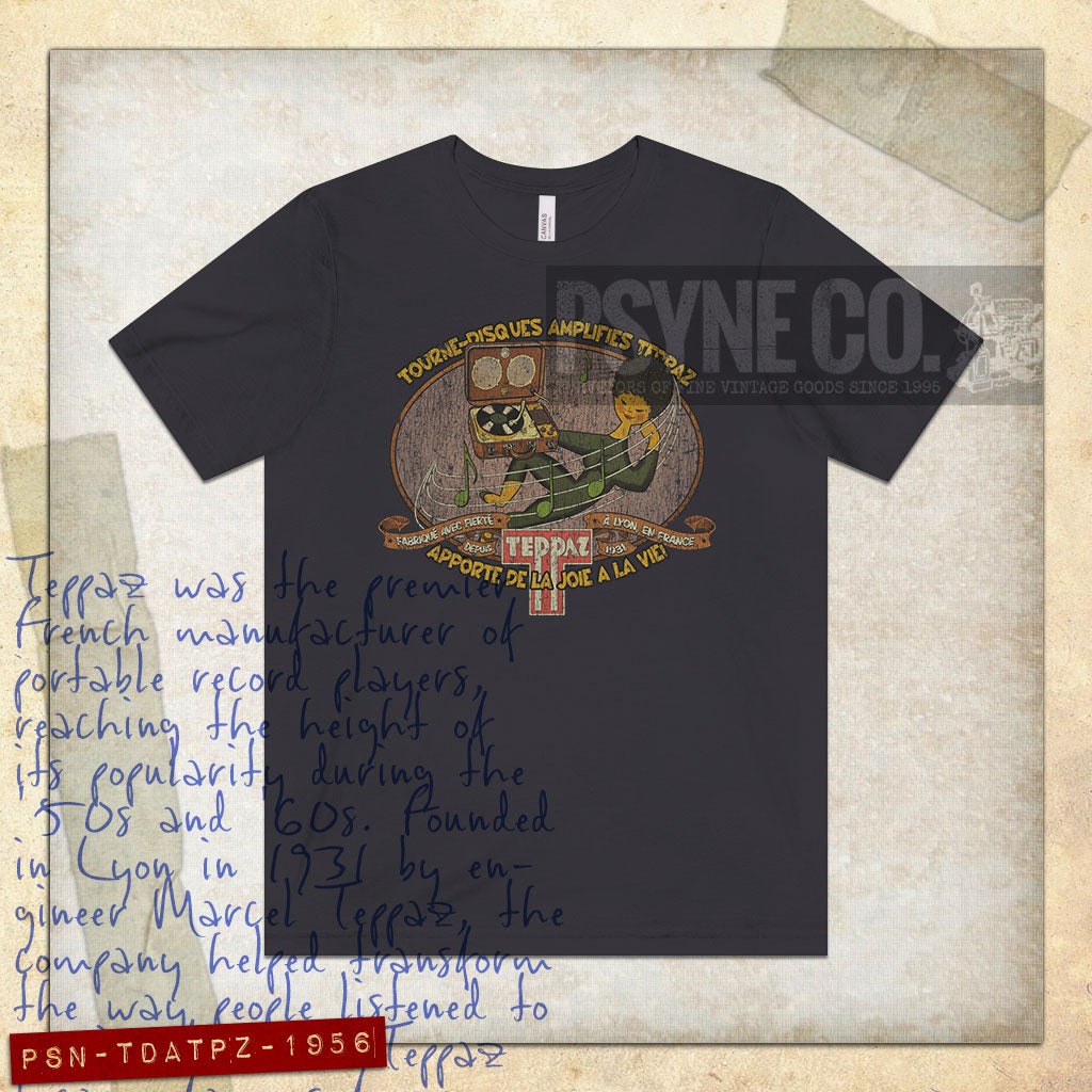 Tourne-Disques Amplifiés Teppaz 1956 Vintage Men's T-Shirt