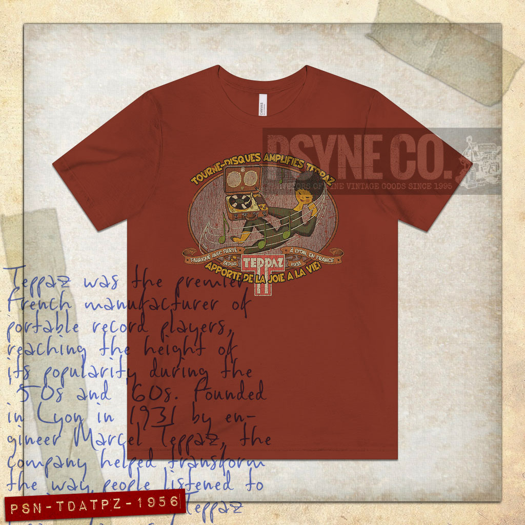 Tourne-Disques Amplifiés Teppaz 1956 Vintage Men's T-Shirt