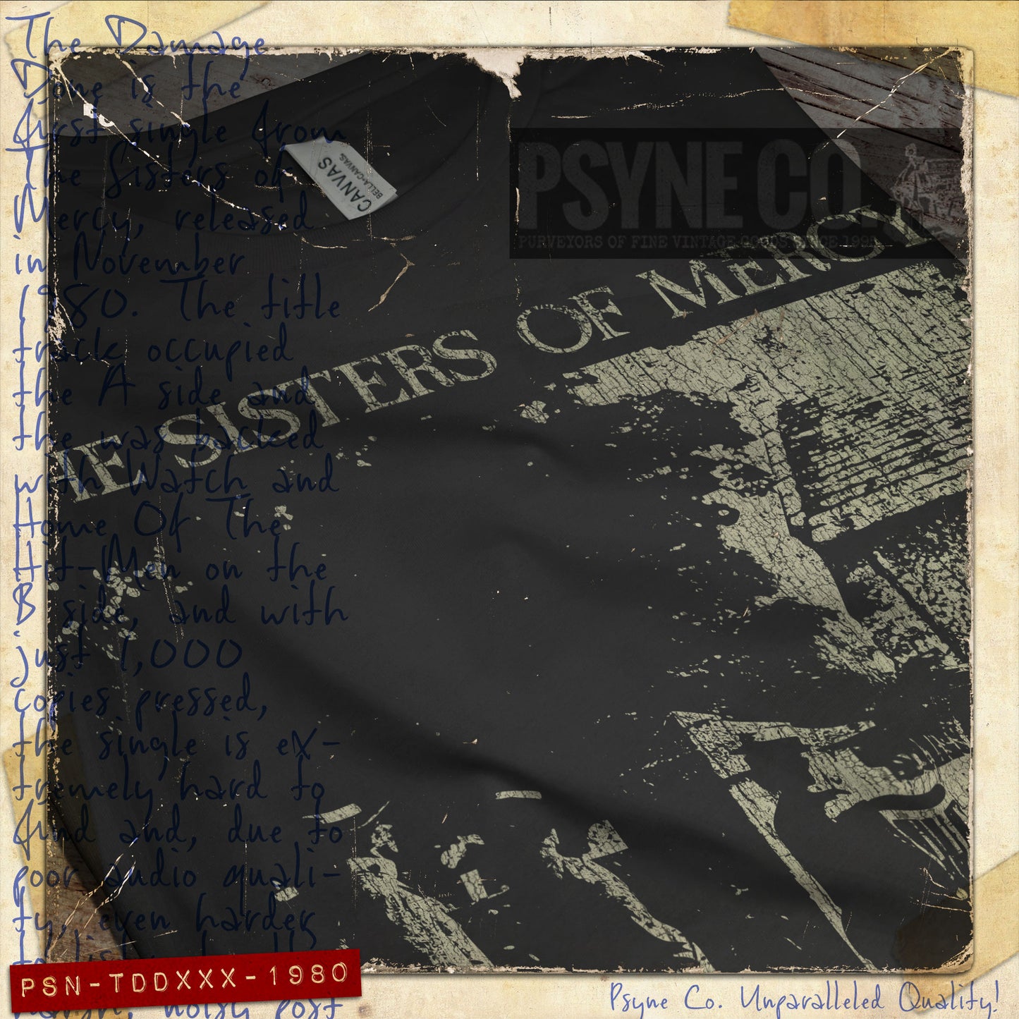 The Damage Done 1980 Vintage Men's T-Shirt