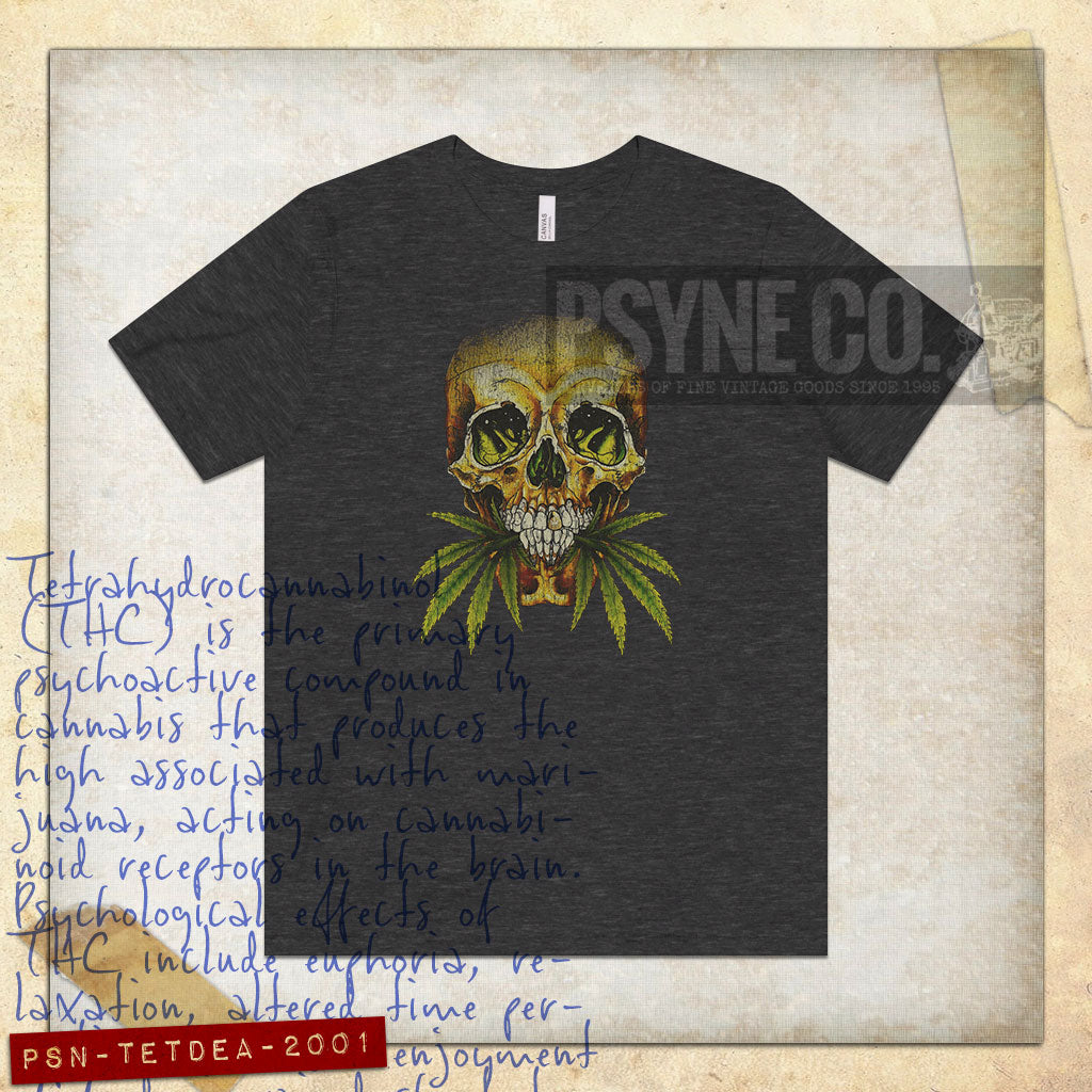 Tetrahydrocannabinol Death 2001 Vintage Men's T-Shirt
