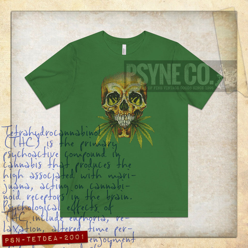 Tetrahydrocannabinol Death 2001 Vintage Men's T-Shirt