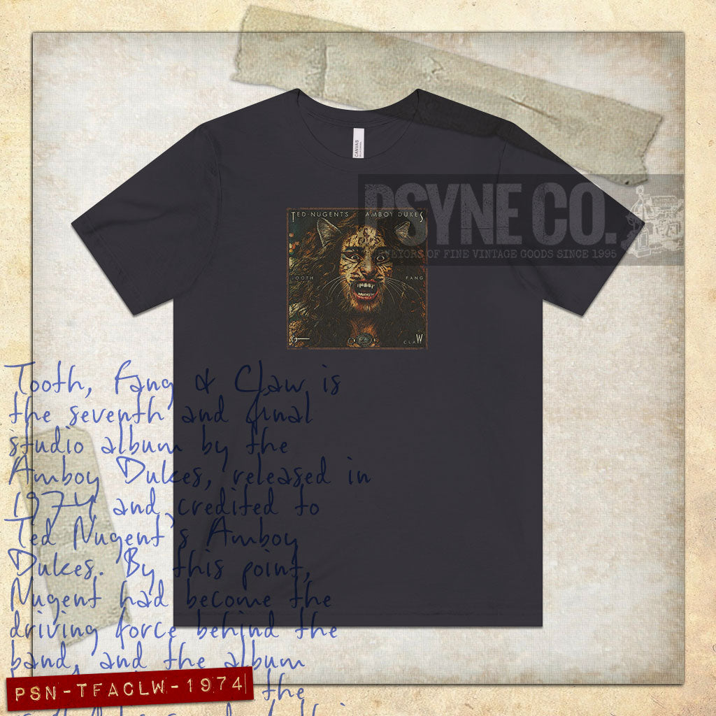 Tooth, Fang & Claw 1974 Vintage Men's T-Shirt