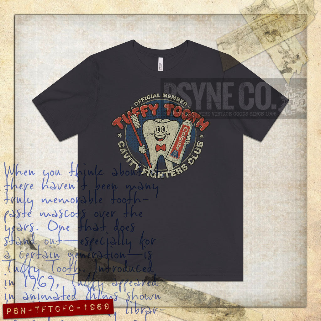 Tuffy Tooth Cavity Fighters Club 1969 Vintage Men's T-Shirt	see note