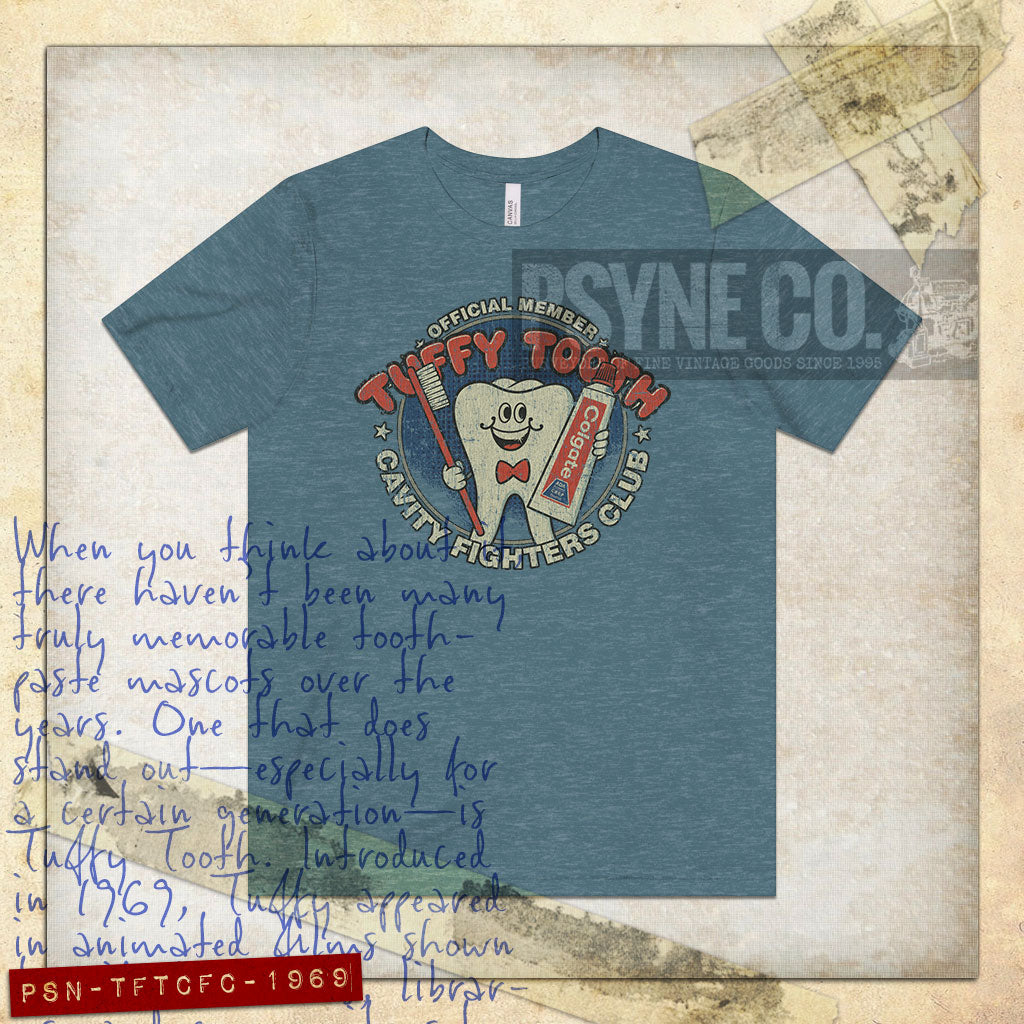 Tuffy Tooth Cavity Fighters Club 1969 Vintage Men's T-Shirt	see note