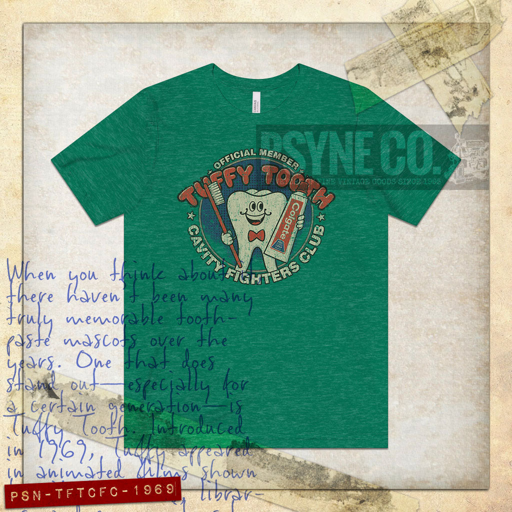 Tuffy Tooth Cavity Fighters Club 1969 Vintage Men's T-Shirt	see note