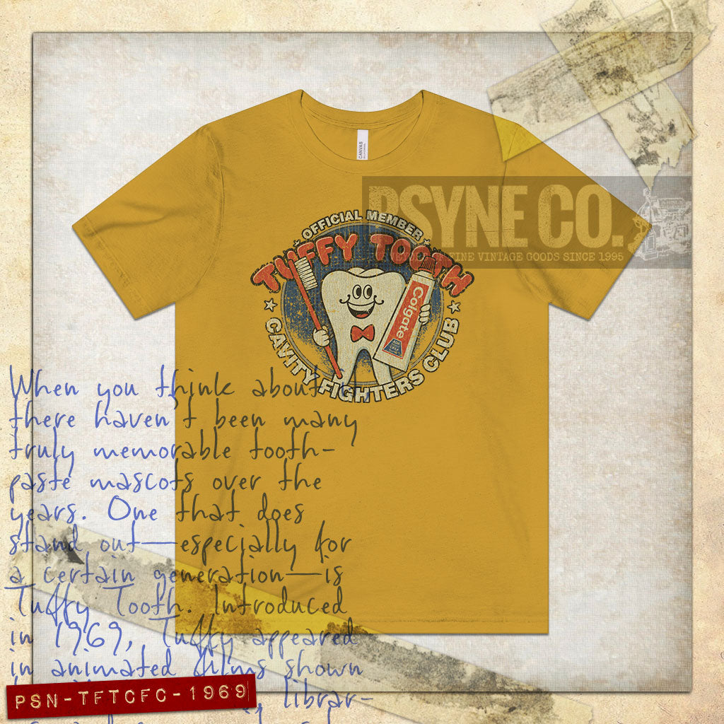 Tuffy Tooth Cavity Fighters Club 1969 Vintage Men's T-Shirt	see note
