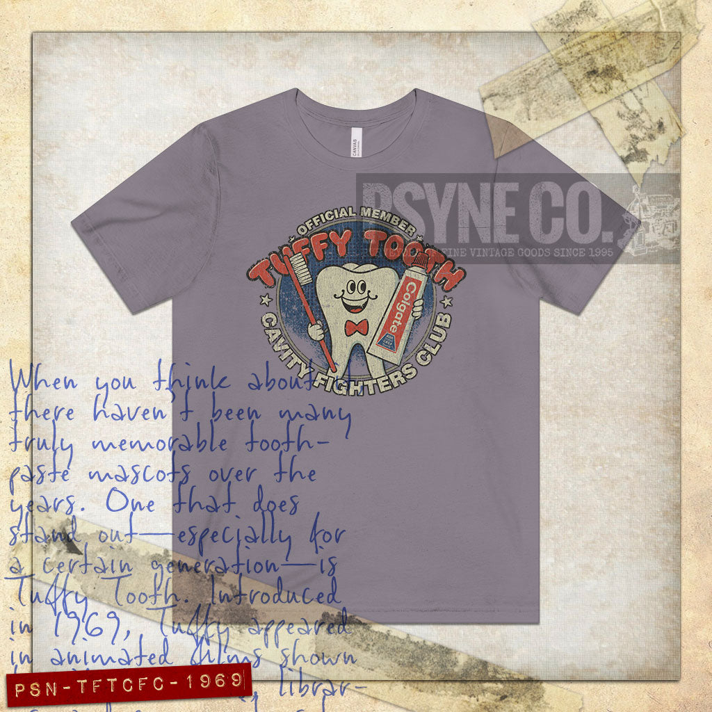 Tuffy Tooth Cavity Fighters Club 1969 Vintage Men's T-Shirt	see note