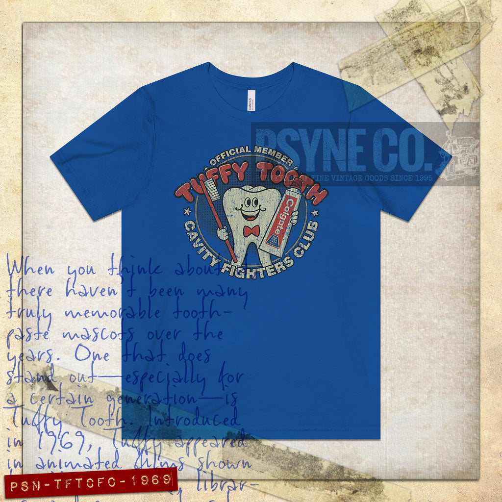 Tuffy Tooth Cavity Fighters Club 1969 Vintage Men's T-Shirt	see note