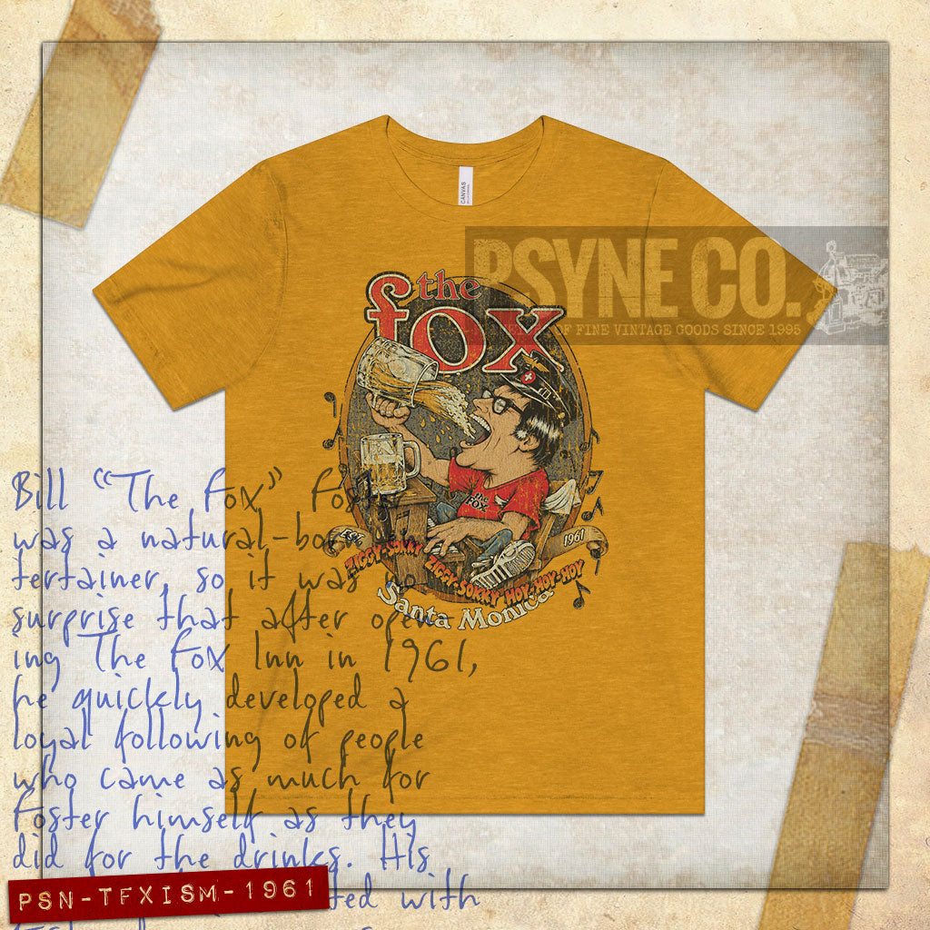 The Fox Inn Santa Monica 1961 Vintage Men's T-Shirt