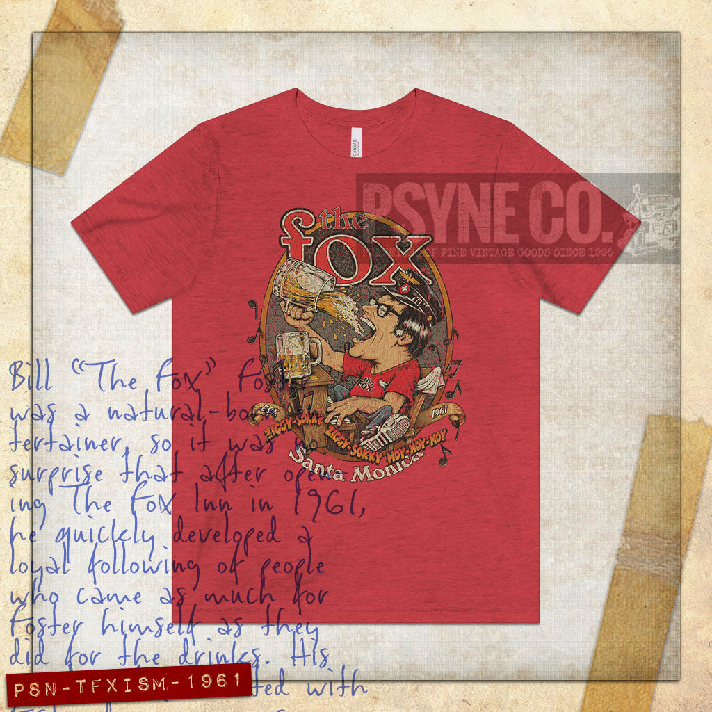 The Fox Inn Santa Monica 1961 Vintage Men's T-Shirt