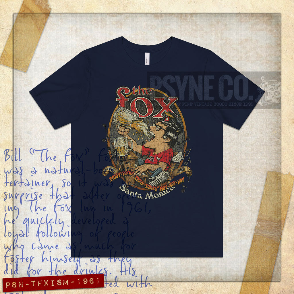 The Fox Inn Santa Monica 1961 Vintage Men's T-Shirt
